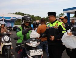 HDCI Banjarmasin Gandeng Ditlantas Polda Kalsel, Safety Riding dan Bagikan 1.500 Takjil