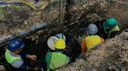 Pipa Bocor di Jalan Setoyo S Diperbaiki, Distribusi Air Diharapkan Segera Normal