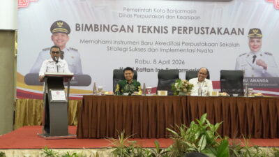 Instrumen Akreditasi Baru Diluncurkan, Dispersip Banjarmasin Bekali Pustakawan Sekolah